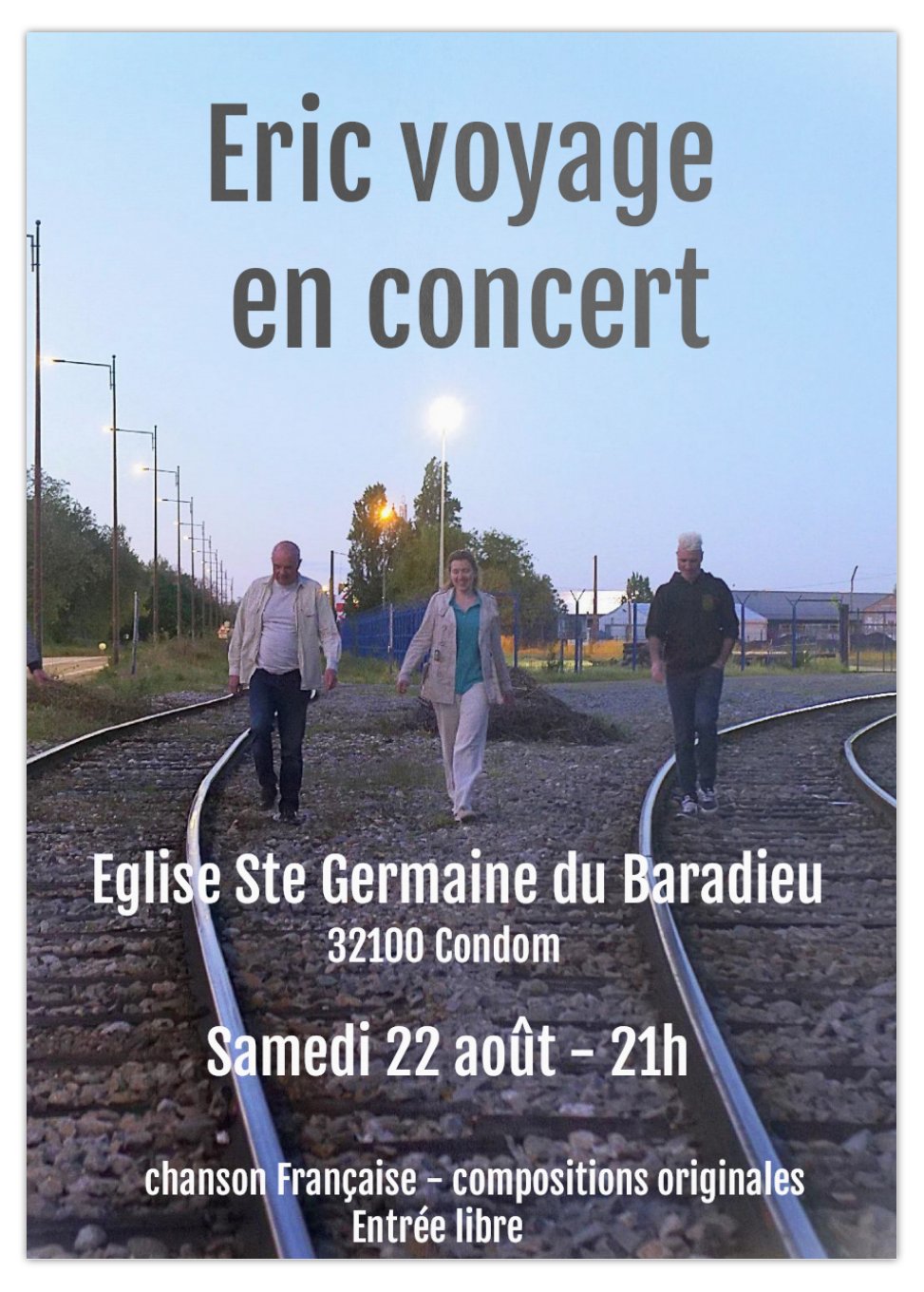 Concert du groupe « Eric voyage »