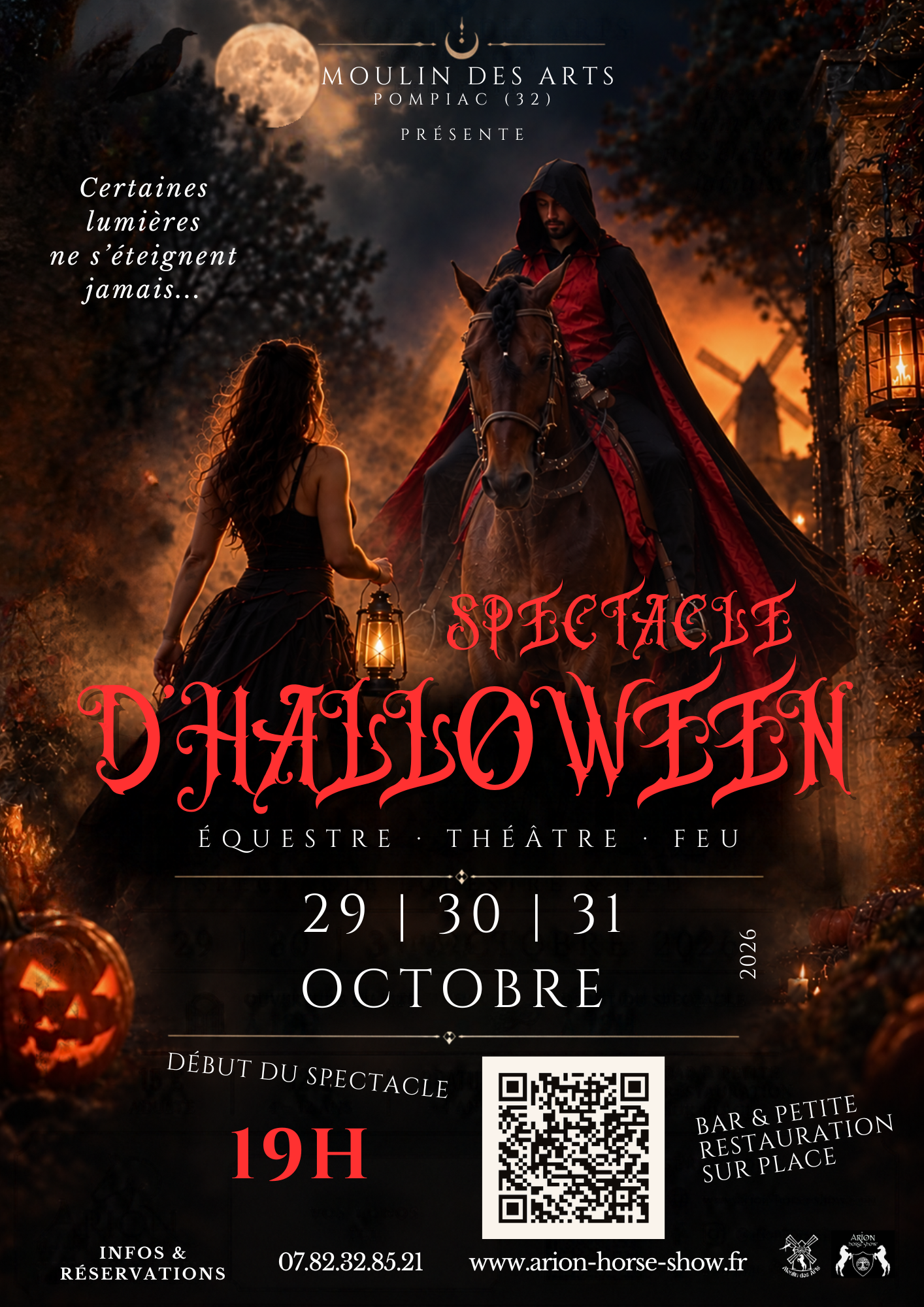 Certaines lumières ne s’éteignent jamais… – Spectacle d’Halloween