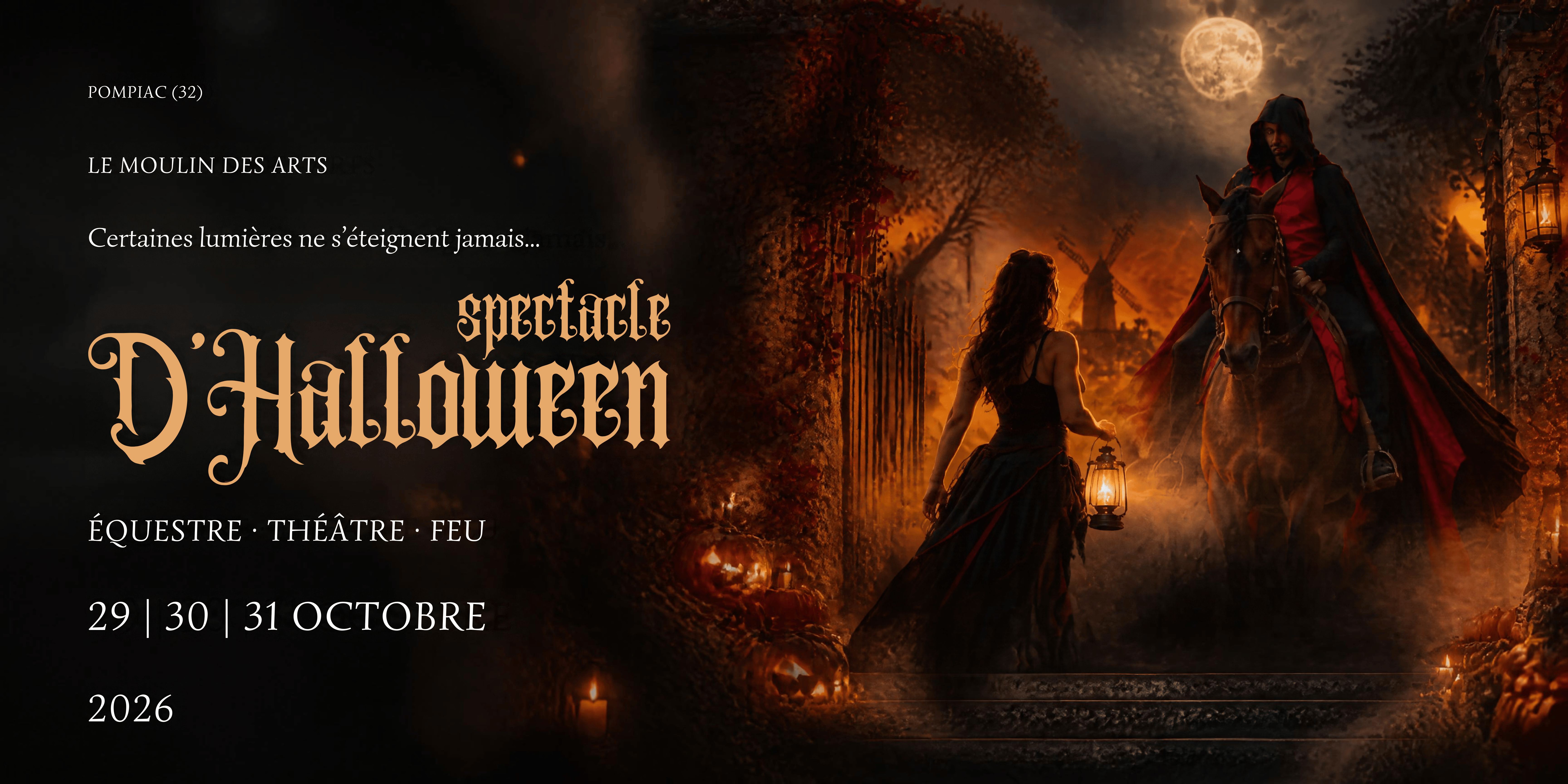 Certaines lumières ne s’éteignent jamais… – Spectacle d’Halloween