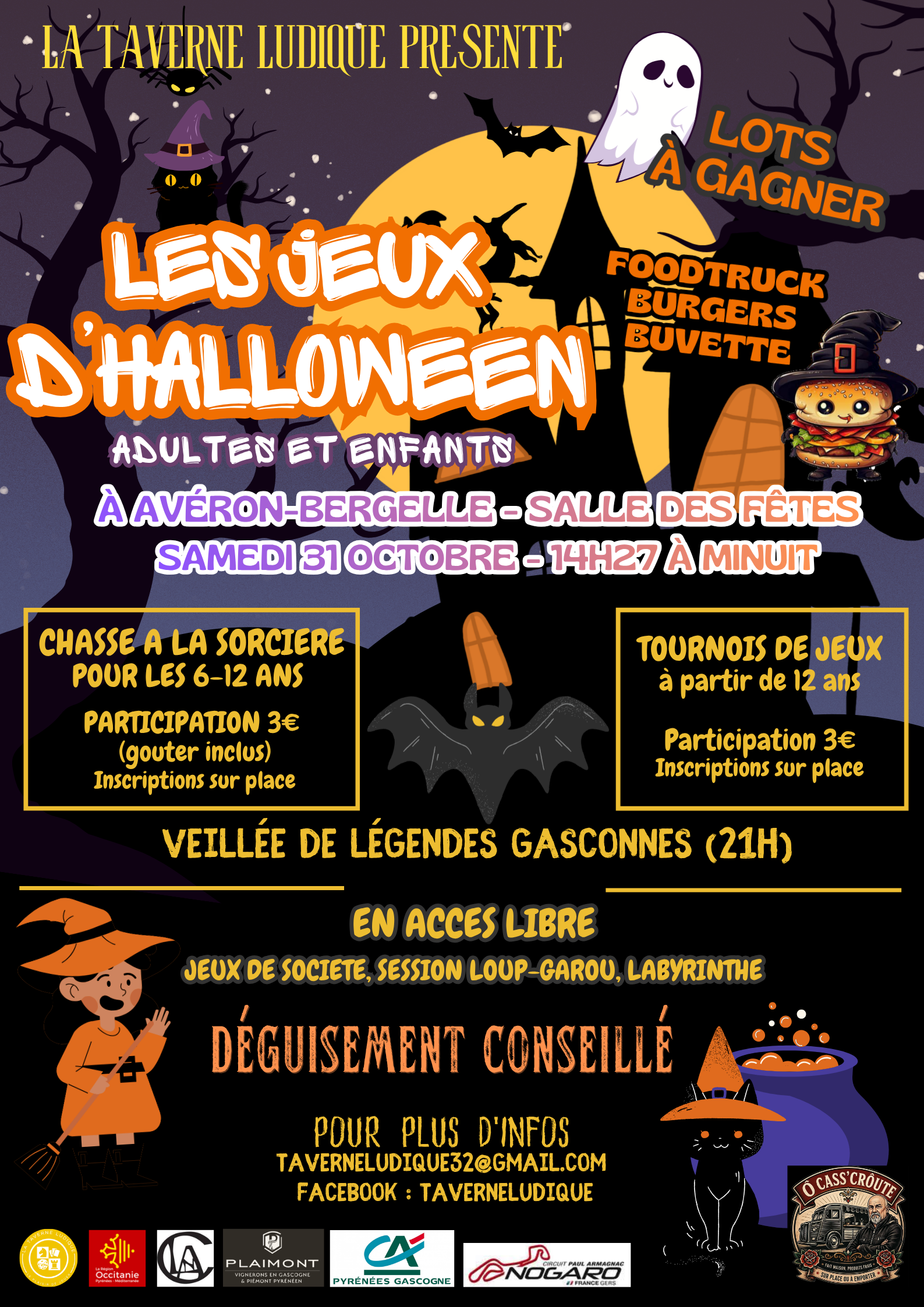 LES JEUX D’HALLOWEEN