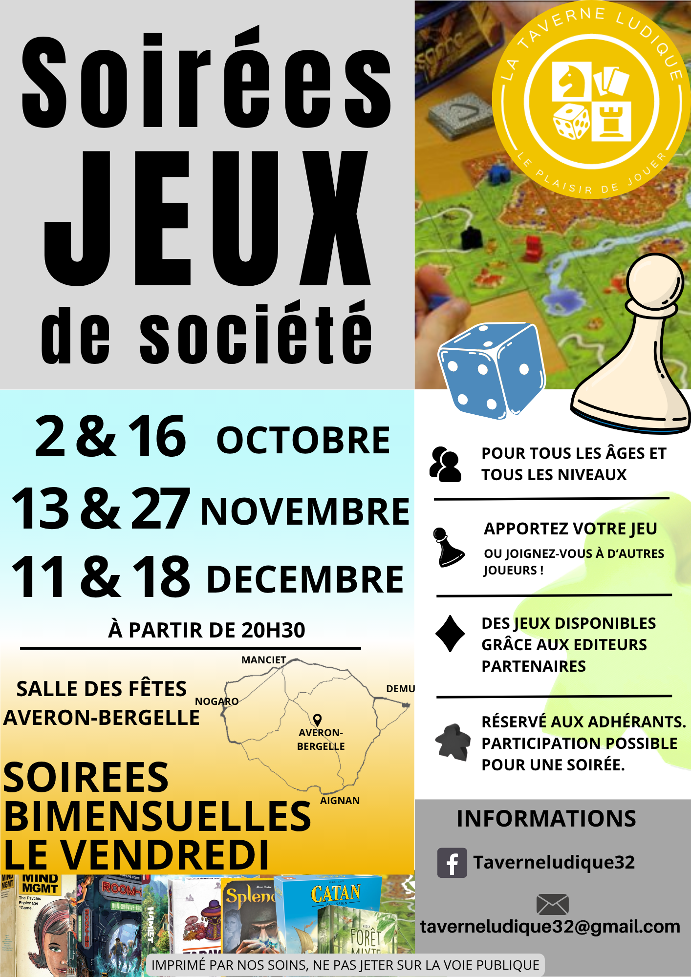 Soirée jeux de société